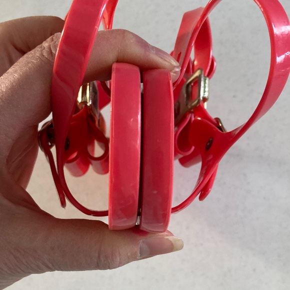 Kate Spade Vibrant Pink Jelly Sandals - Picture 6 of 8